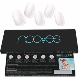 Nooves Folia żelowa do paznokci White Pearl (20