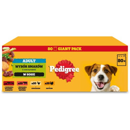 PEDIGREE Adult Karma mokra dla dorosłych psów, Wybór