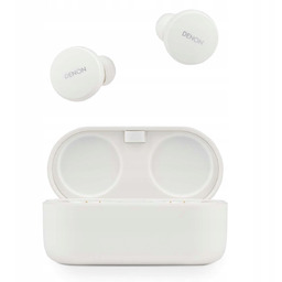 Denon PerL Bezprzewodowe Białe słuchawki douszne na Bluetooth