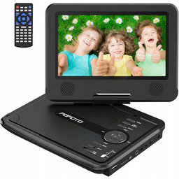 Odtwarzacz DVD 9.5" Przenośny Samochodowy Usb Konsola Napęd