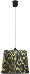 Lumes Nowoczesna lampa wisząca z tygrysim wzorem -