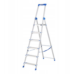 Drabina jednostronna 6 stopniowa aluminiowa Wide Step Lemar