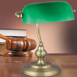 Stojąca LAMPKA industrialna BANK 4038 Rabalux metalowa LAMPA