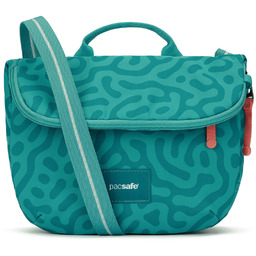 Rozkładana torebka damska antykradzieżowa Pacsafe Go - Turkusowa