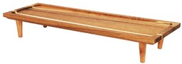 Deska do serwowania drewniana na nóżkach 55x18 cm