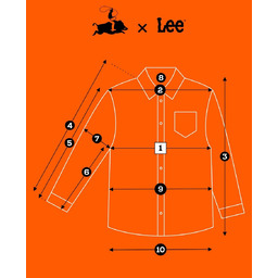 Lee LEESURE SHIRT Vintage Blue bawełniana koszula sztruksowa