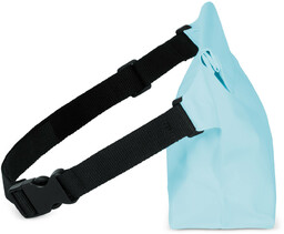 Wodoodporna saszetka / nerka PVC - jasnoniebieska