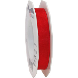 Präsent - FOUR SEASONS taśma organza - czerwona