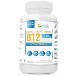 WISH PHARMACEUTICAL Witamina B12 1000mcg + Leucyna +