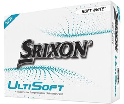 Piłki golfowe SRIXON UltiSoft, białe, 12 szt