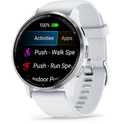 GARMIN Zegarek sportowy Venu 3 45mm Biały Słuchawki
