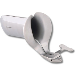 Metalowy wziernik waginalno - analny