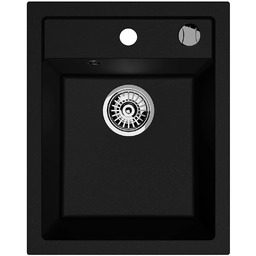 Zlewozmywak granitowy Kernau KGS G 40 1B Black