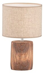 Honsel Lampa stołowa w stylu rustykalnym beżowa