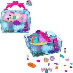 Polly Pocket Wyspa skarbów Kuferek Zestaw z 2