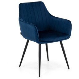 Krzesło tapicerowane DC-0084-2 niebieskie