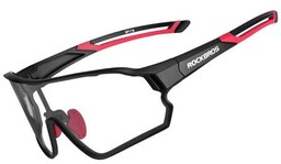 ROCKBROS Okulary rowerowe 10135 Czarno-czerwony RABAT NA AKCESORIA!