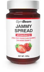 GymBeam Jammy Spread 6 x 220 g truskawka