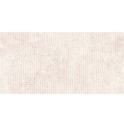 Płytka ścienna LIV TERRIA ivory arc decor mat
