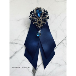 Pakamera Brosza / krawatka z Ogromnym kryształem 1