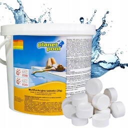 3kg 20g Chlor Tabletki Multifunkcyjne Do Basenu Chlorowe