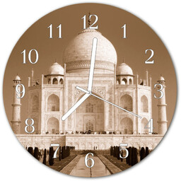 Zegar ścienny okrągły Taj mahal