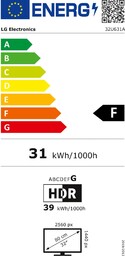 LG 32U631A-B 32-calowy ekran biurowy - panel IPS