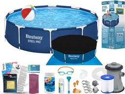 Basen Bestway 305x76 Ogrodowy Stelażowy 56679 16w1