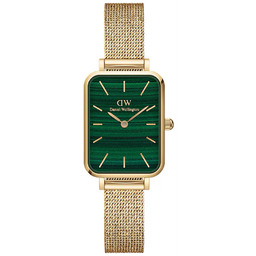 ZEGAREK DAMSKI DANIEL WELLINGTON Quadro Pressed Evergold Emerald