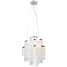 Lampa wisząca na pilota 30W LED CCT+DIM glamour