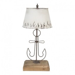 Duża Lampa Stołowa Marynistyczna Clayre & Eef