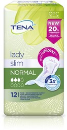 TENA Lady Slim Normal specjalistyczne podpaski, 12 sztuk