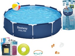 Basen Bestway 305x76 Ogrodowy Stelażowy 56677 9W1