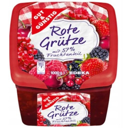 Frużelina Rote Grutze Owoce Leśne Kisiel z Niemiec