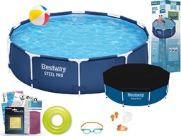 Basen Bestway 305x76 Ogrodowy Stelażowy 56677 10W1