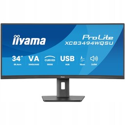 Monitor zakrzywiony 34" Iiyama XCB3494WQSU-B1 Va 3440x1440 (uwqhd