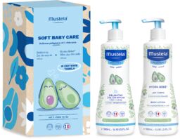 Zestaw Mustela Soft Baby Care Delikatna pielęgnacja, żel