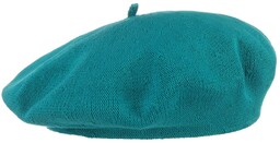 Beret Bawełniany Biskaya by Lipodo, petrolowy