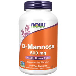 NOW D-Mannose 500mg 240vegcaps