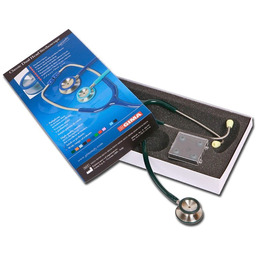 GIMA CLASSIC DUAL HEAD STETHO - Ciemnozielony Stetoskop