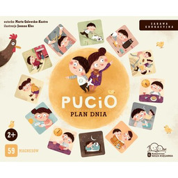 NASZA KSIĘGARNIA Tablica magnetyczna Pucio Plan dnia