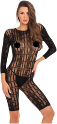 Rene Rofe - krótkie body z siateczki (S-L)