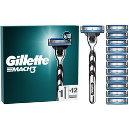 GILLETTE Golarka Mach3 + 12 ostrzy Zyskaj