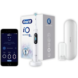 Braun Oral-B szczoteczka elektryczna iO8N WHITE ALABASTER -