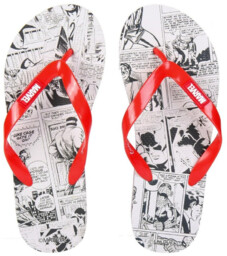 Klapki Marvel - Comic Print (japonki) (rozmiar 41)