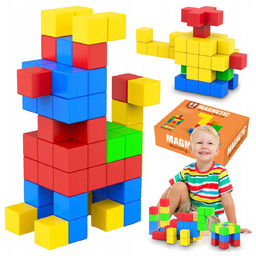 TETRIS układanka KLOCKI KOSTKI MAGNETYCZNE 3D DLA DZIECI