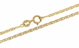 ZŁOTY ŁAŃCUSZEK DAMSKI GRAWEROWANY 45CM LA.00296 PR.585