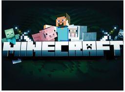 Dekoracyjny opłatek tortowy Minecraft - A4