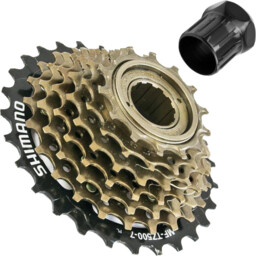 Wolnobieg nakręcany Shimano Tourney MF-TZ500 7 rzędów 14-28