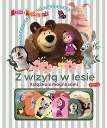Harpercollins Książka z magnesami Masza i Niedźwiedź